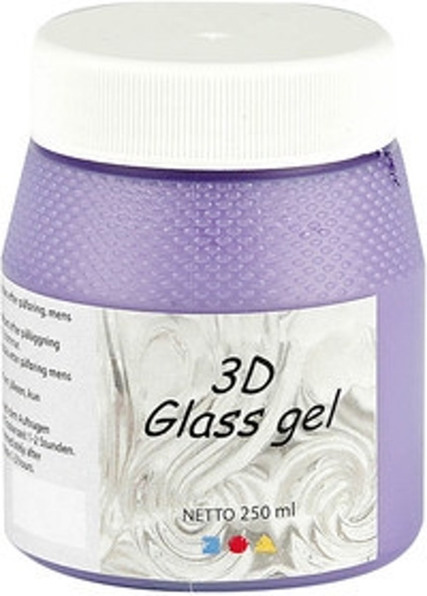 3D Glass Gel, paars, 250ml [HOB-31718]